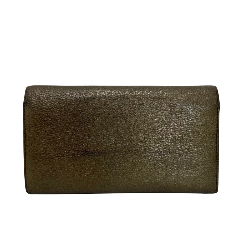 Celine Bronze Trifold Wallet