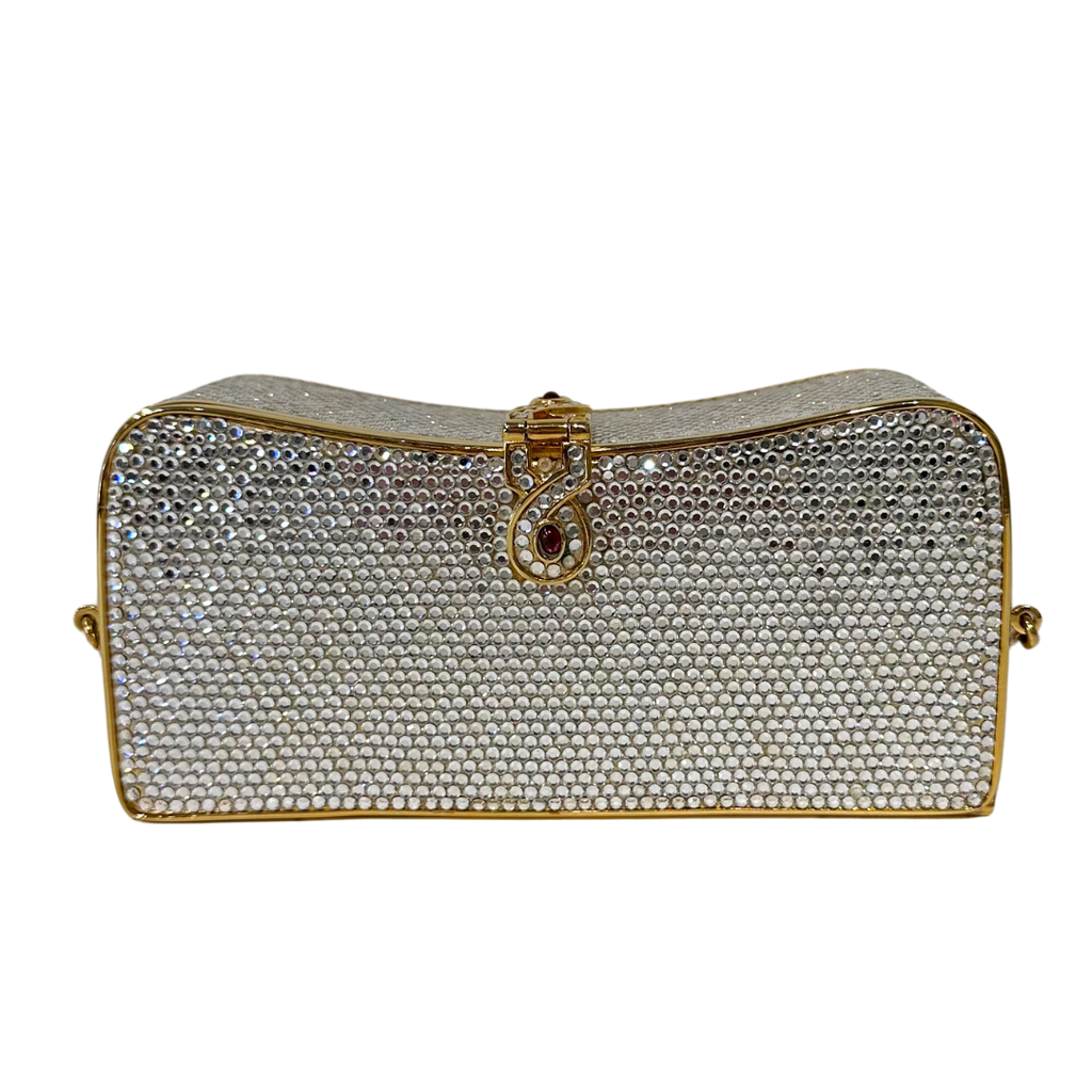 Judith Leiber Vintage Box Swarovski Miniaudiere