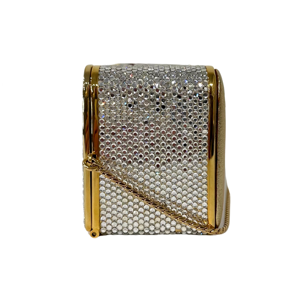 Judith Leiber Vintage Box Swarovski Miniaudiere