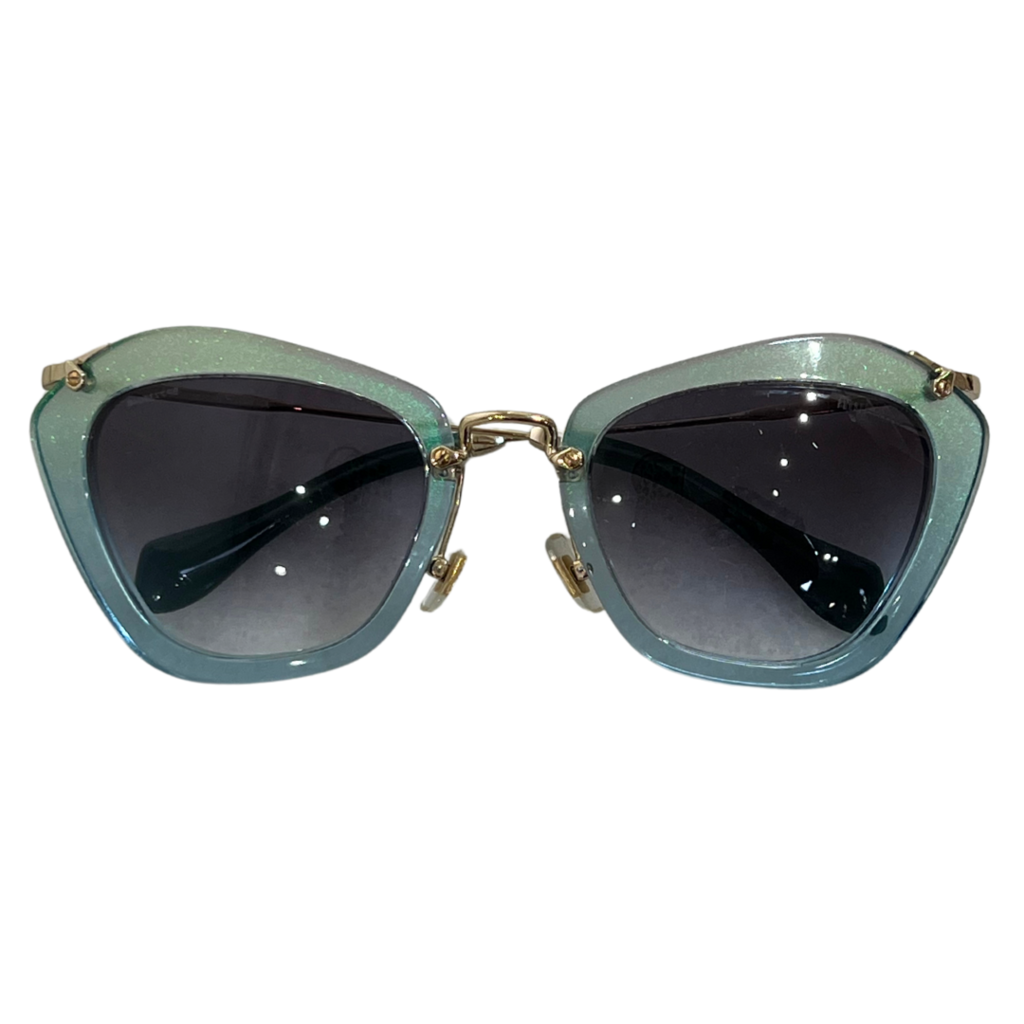 Green / Gold Miu Miu Sunnies