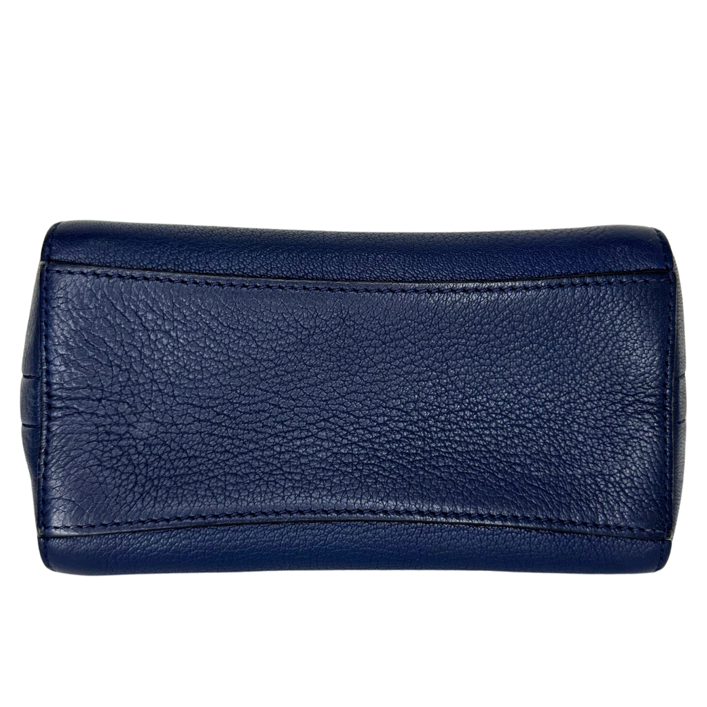 Navy Nano Antigona Handbag