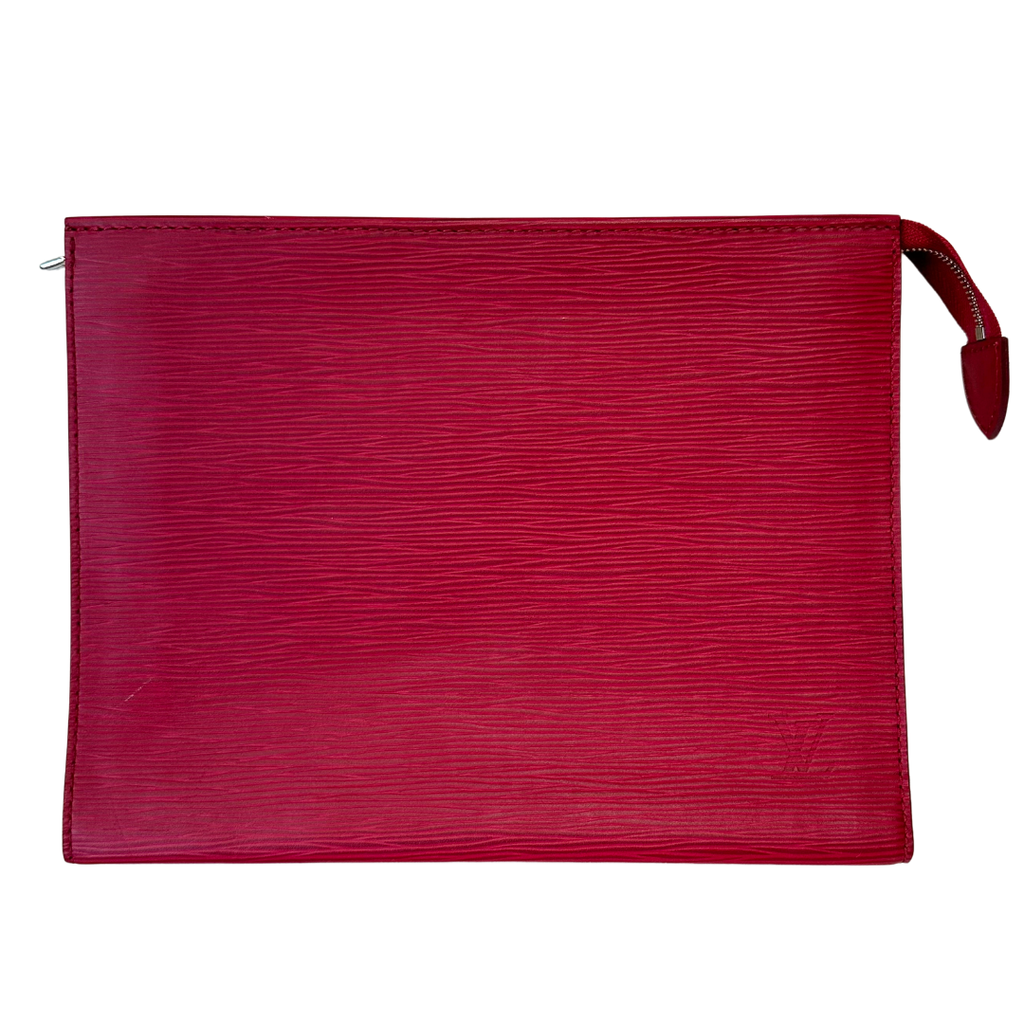 Louis Vuitton Magenta Epi Leather 26 Toiletry Pouch