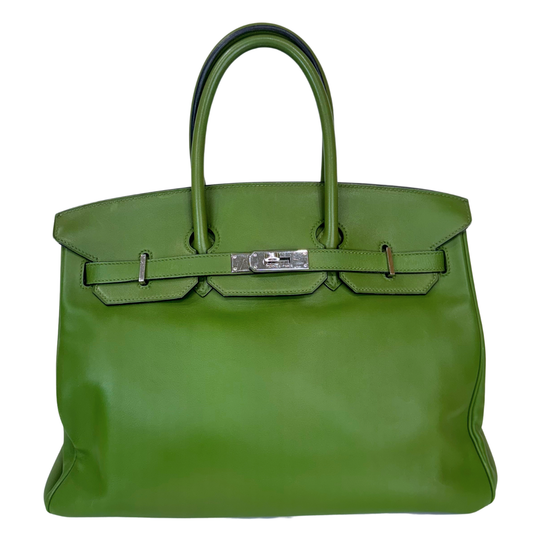 Hermes 2009 Birkin 35 Swift Green