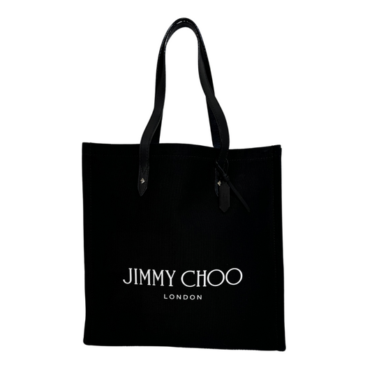 Jimmy Choo Canvas Black Tote