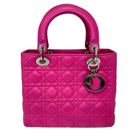 Lady Dior a Way Pink Leather Silver HW