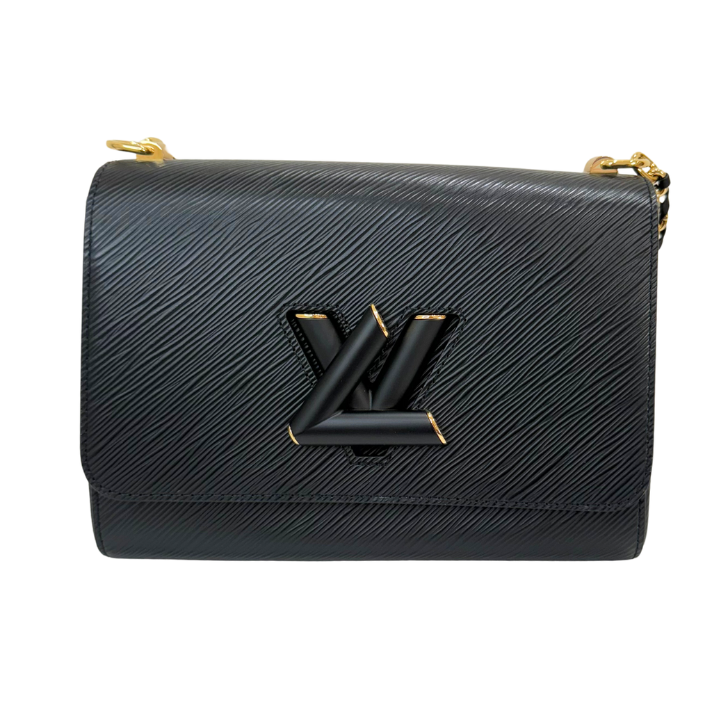 Louis Vuitton Black Epi Twist MM Gold/Black Latch