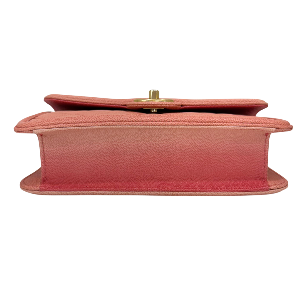 Chanel Coral Sunset on the Sea Flap Bag