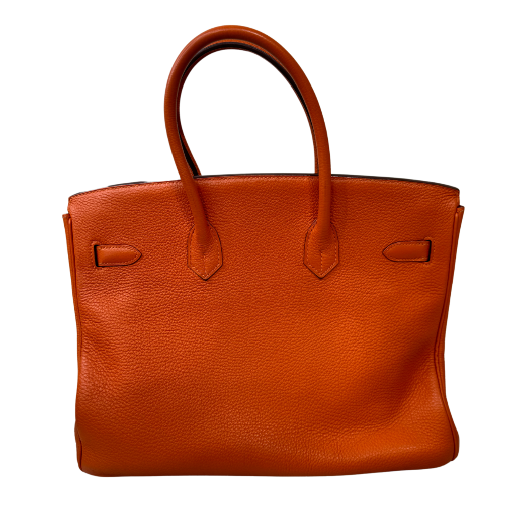 Hermes Orange Togo Birkin 35CM Palladium HW