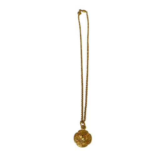 Chanel Gold Coco Mark Necklace