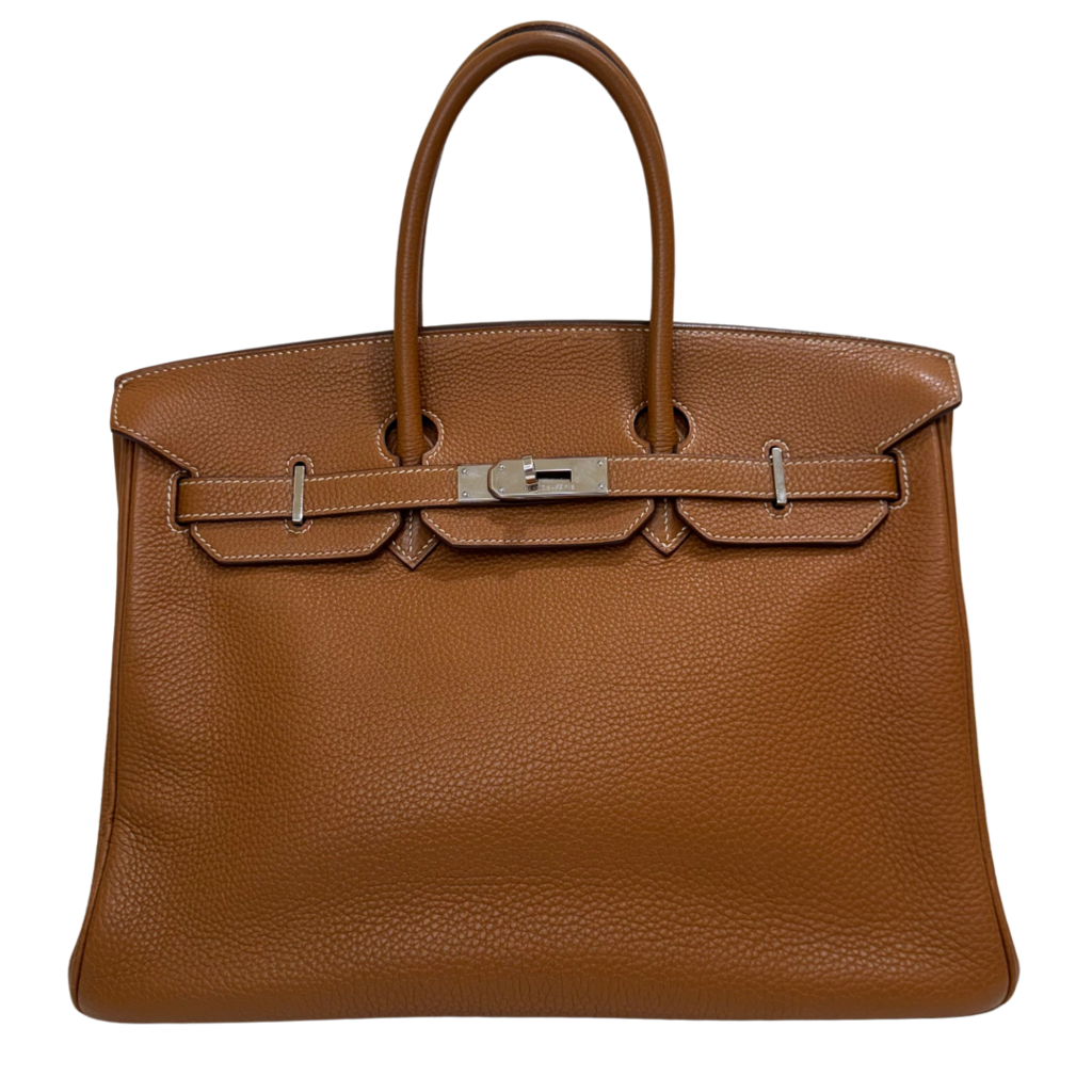 Hermes Gold Clemence Birkin 35CM Palladium HW 2011