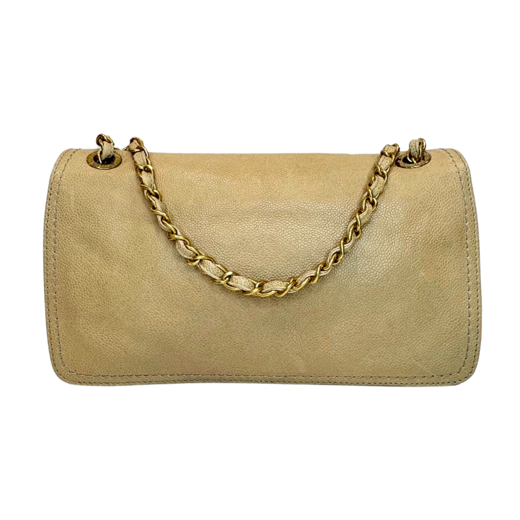 Chanel 2.55 Single Flap Reissue Bag Beige Gold HW 2012