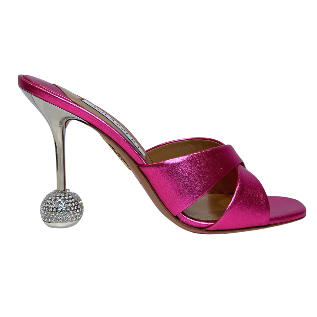 Altuzarra Pink Disco Ball Heel, 38.5