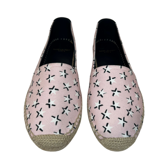 Saint Laurent Pink Star Espadrille, 36