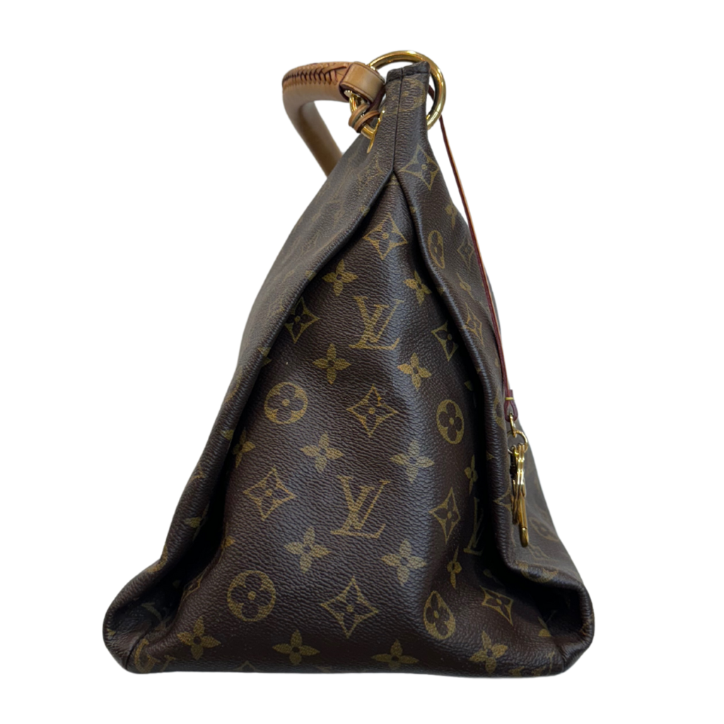 Louis Vuitton Artsy Brown Coated Canvas Gold HW 2009